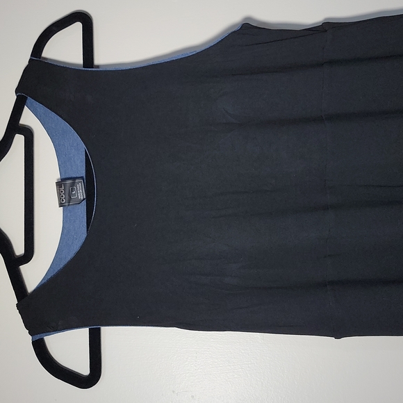 Black reversible dress to blue (L) - Picture 2 of 11